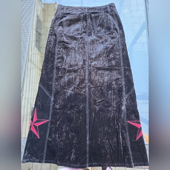 Extremely Rare Vintage Lip Service Velvet Zip Skirt! - Picture 5 of 12